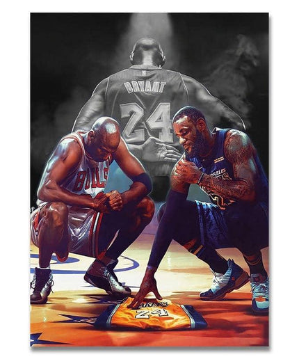 MVP Legend Star Art Wall Poster - Celebrate Your Love for Basketball