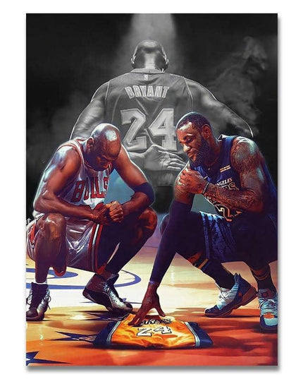 MVP Legend Star Art Wall Poster - Celebrate Your Love for Basketball