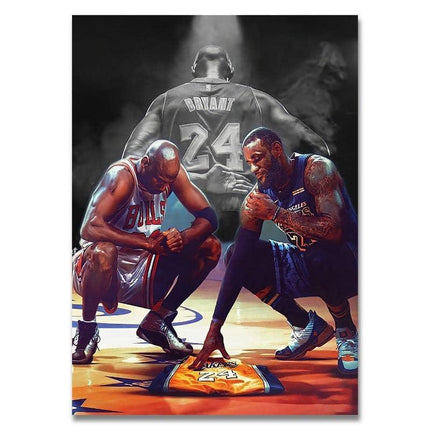 MVP Legend Star Art Wall Poster - Celebrate Your Love for Basketball