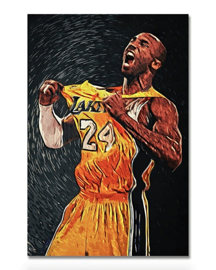 MVP Legend Star Art Wall Poster - Celebrate Your Love for Basketball