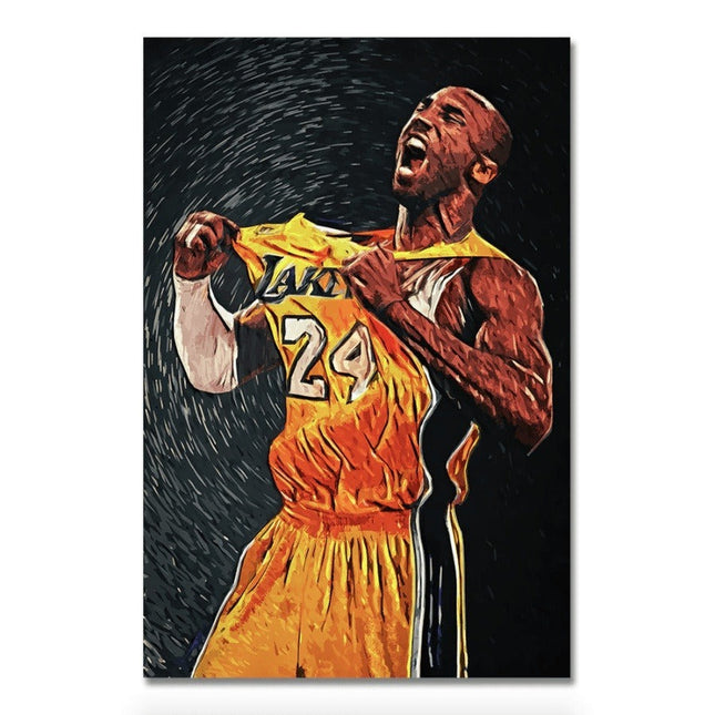 MVP Legend Star Art Wall Poster - Celebrate Your Love for Basketball
