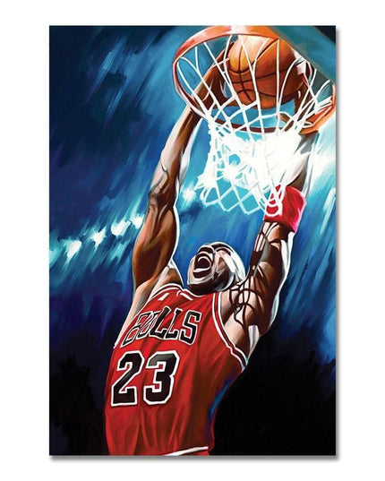MVP Legend Star Art Wall Poster - Celebrate Your Love for Basketball