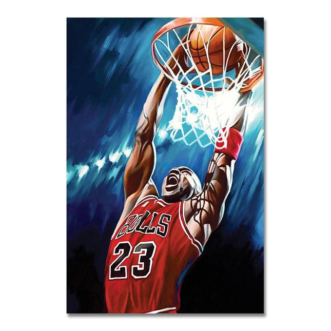 MVP Legend Star Art Wall Poster - Celebrate Your Love for Basketball