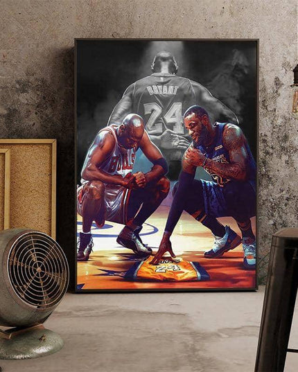 MVP Legend Star Art Wall Poster - Celebrate Your Love for Basketball