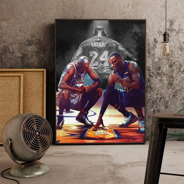 MVP Legend Star Art Wall Poster - Celebrate Your Love for Basketball