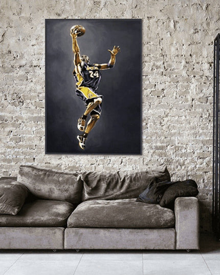 MVP Legend Star Art Wall Poster - Celebrate Your Love for Basketball