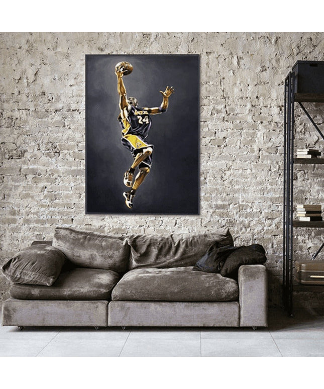 MVP Legend Star Art Wall Poster - Celebrate Your Love for Basketball