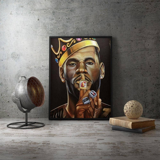 MVP Legend Star Art Wall Poster - Celebrate Your Love for Basketball
