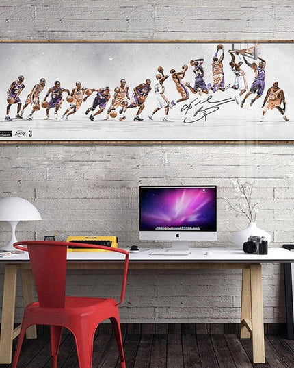 MVP Legend Star Art Wall Poster - Celebrate Your Love for Basketball