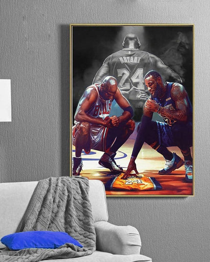MVP Legend Star Art Wall Poster - Celebrate Your Love for Basketball