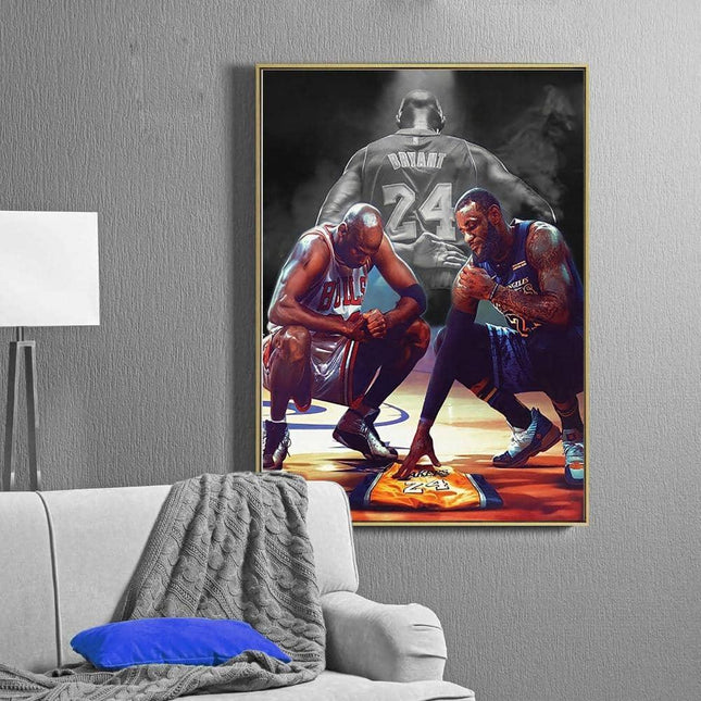 MVP Legend Star Art Wall Poster - Celebrate Your Love for Basketball