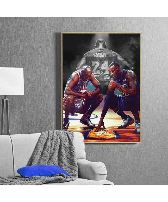 MVP Legend Star Art Wall Poster - Celebrate Your Love for Basketball