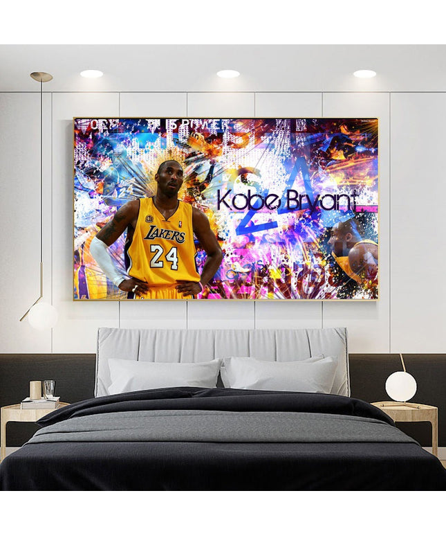 Copy of Black Mamba Lives On - Kobe Bryant Iconic Lakers Canvas Print Wall Poster