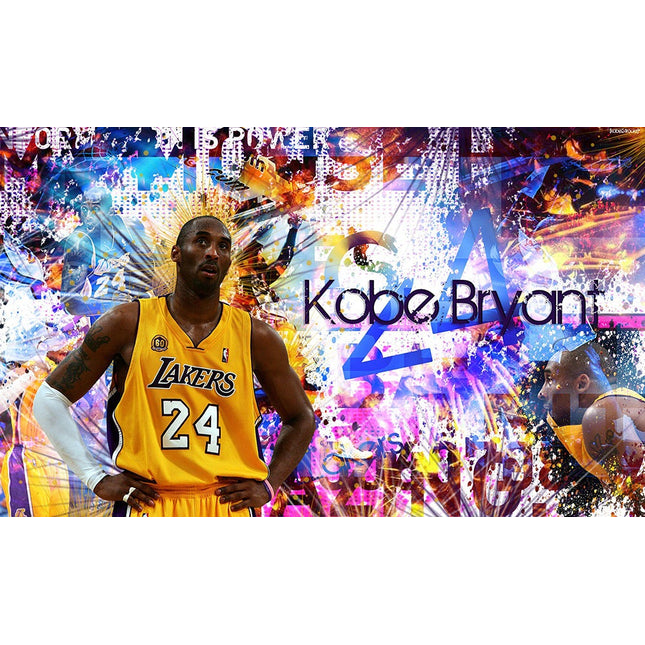 Copy of Black Mamba Lives On - Kobe Bryant Iconic Lakers Canvas Print Wall Poster