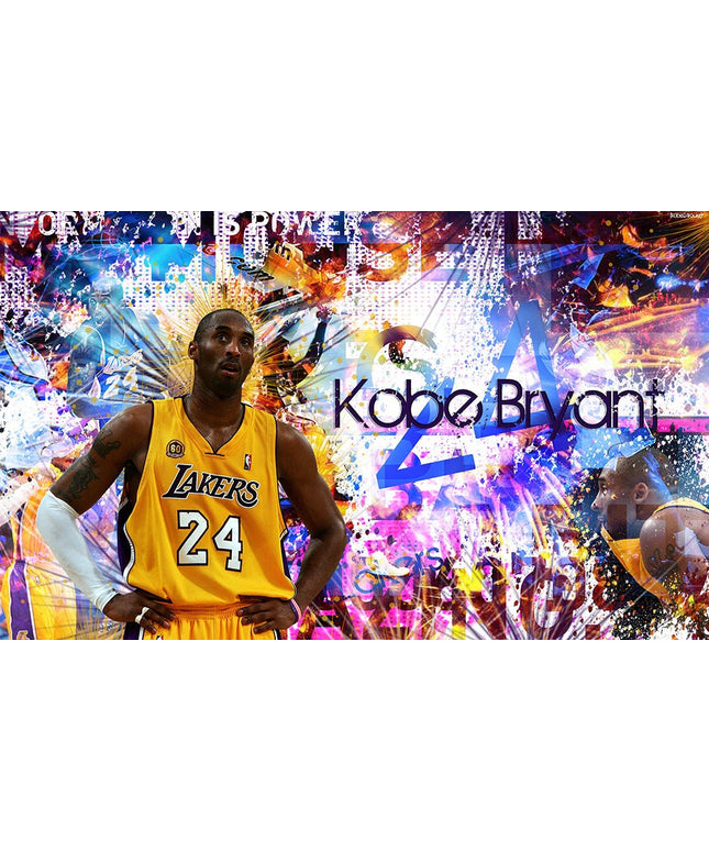 Copy of Black Mamba Lives On - Kobe Bryant Iconic Lakers Canvas Print Wall Poster