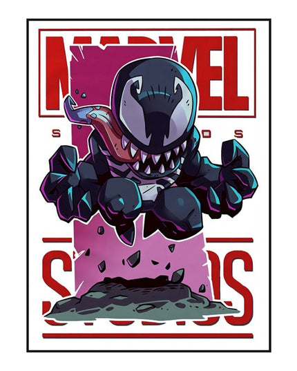 Marvel Movie Comics Cartoon Heroes: Super Hero Art Poster 
