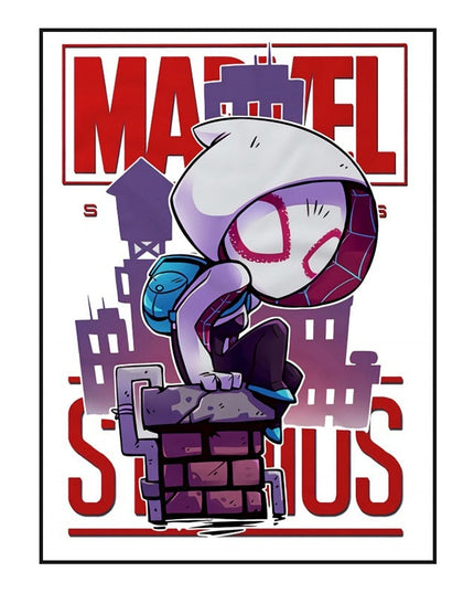 Marvel Movie Comics Cartoon Heroes: Super Hero Art Poster 