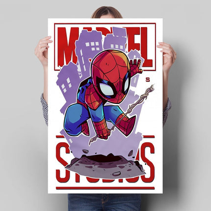 Marvel Movie Comics Cartoon Heroes: Super Hero Art Poster 