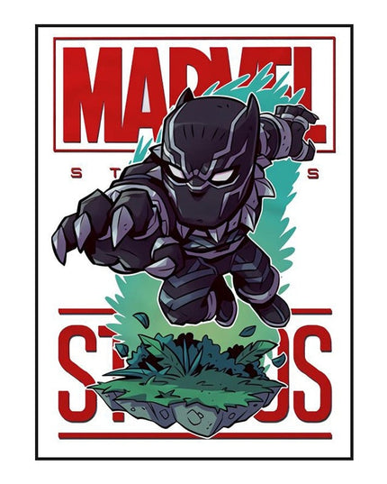 Marvel Movie Comics Cartoon Heroes: Super Hero Art Poster 