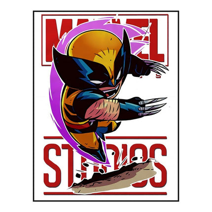 Marvel Movie Comics Cartoon Heroes: Super Hero Art Poster 