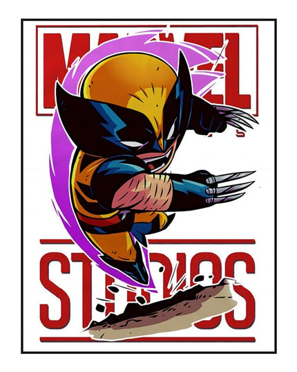 Marvel Movie Comics Cartoon Heroes: Super Hero Art Poster 