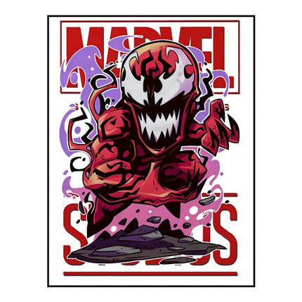Marvel Movie Comics Cartoon Heroes: Super Hero Art Poster 