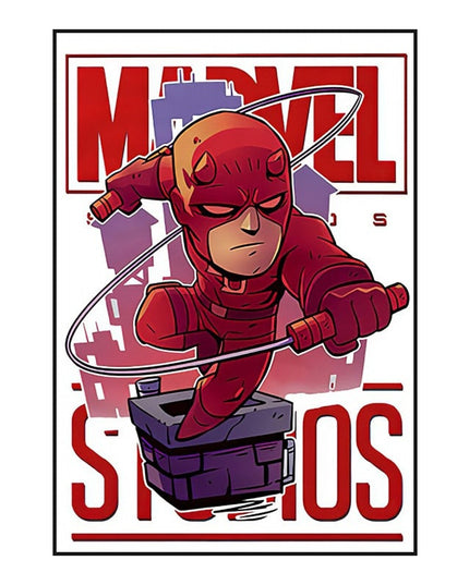 Marvel Movie Comics Cartoon Heroes: Super Hero Art Poster 