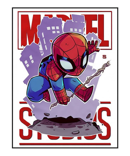 Marvel Movie Comics Cartoon Heroes: Super Hero Art Poster 