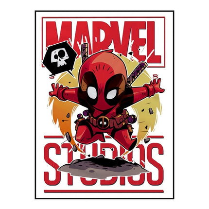 Marvel Movie Comics Cartoon Heroes: Super Hero Art Poster 