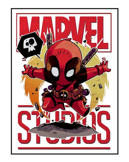 Marvel Movie Comics Cartoon Heroes: Super Hero Art Poster 