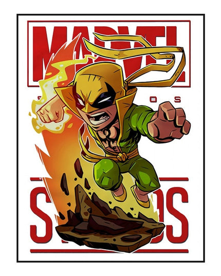 Marvel Movie Comics Cartoon Heroes: Super Hero Art Poster 