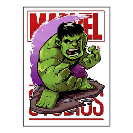 Marvel Movie Comics Cartoon Heroes: Super Hero Art Poster 