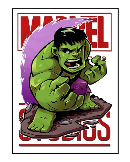 Marvel Movie Comics Cartoon Heroes: Super Hero Art Poster 