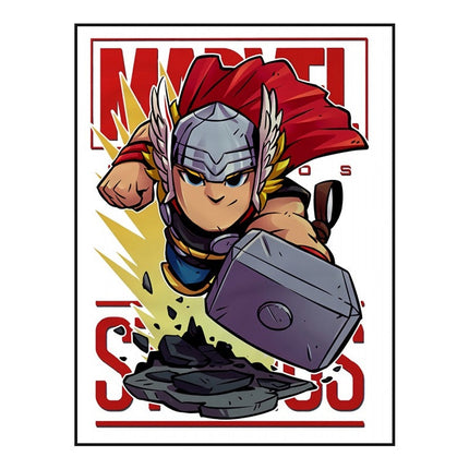 Marvel Movie Comics Cartoon Heroes: Super Hero Art Poster 