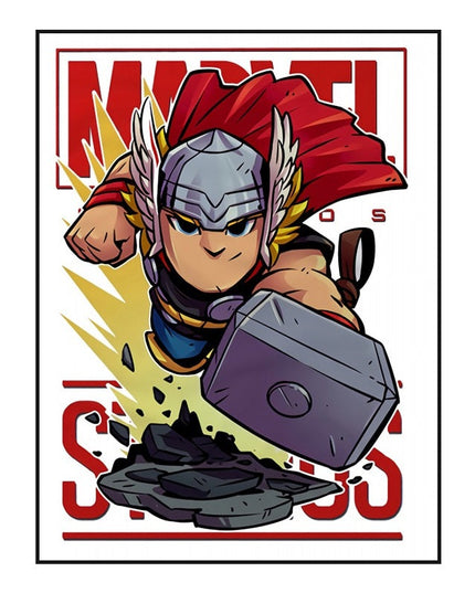 Marvel Movie Comics Cartoon Heroes: Super Hero Art Poster 