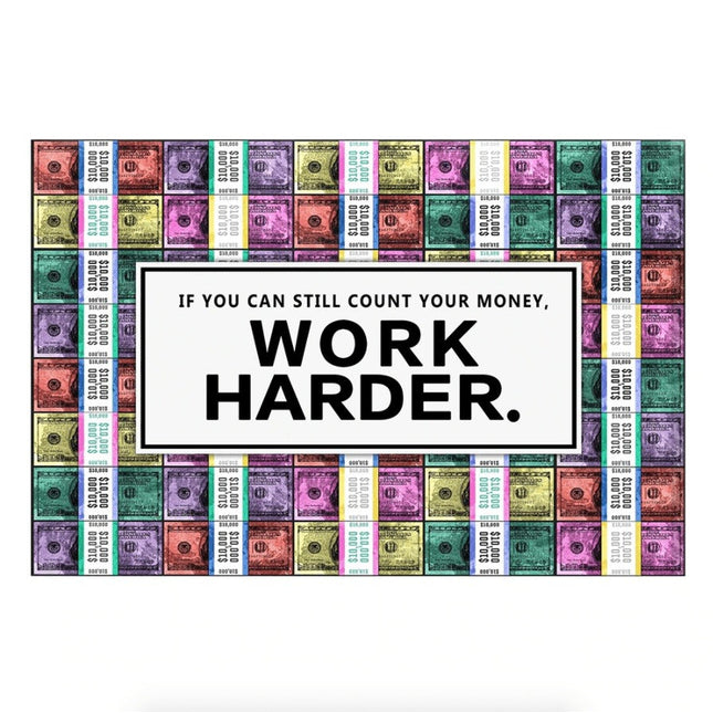 Money Motivation Inspirational Canvas Print: Fuel Your Ambition