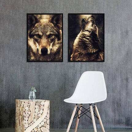 Nordic Animal Art Canvas Print - Engaging Wall Decor