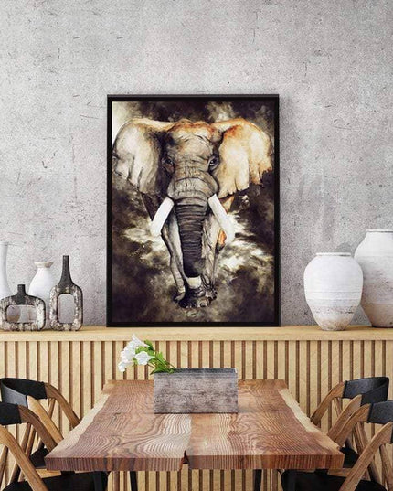 Nordic Animal Art Canvas Print - Engaging Wall Decor
