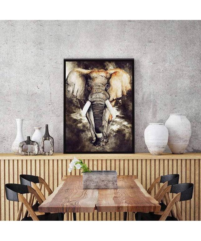 Nordic Animal Art Canvas Print - Engaging Wall Decor