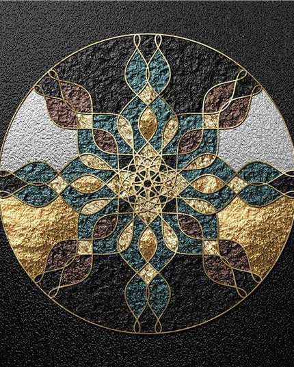 Nordic Luxury Geometric Canvas Print - Stylish Wall Art