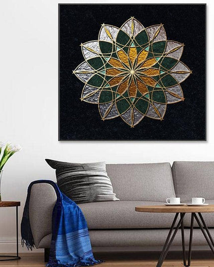 Nordic Luxury Geometric Canvas Print - Stylish Wall Art