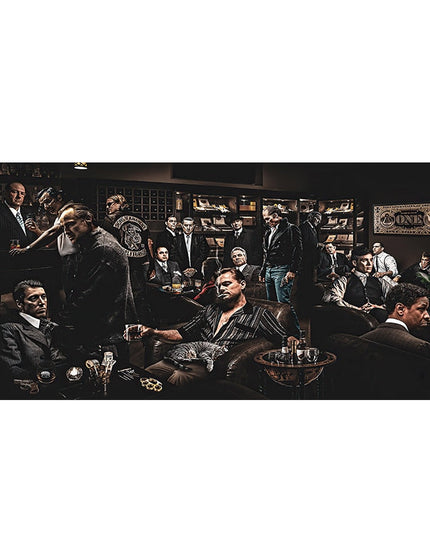 Nostalgic Get-Together: Godfather Character Party Classic Canvas Poster 