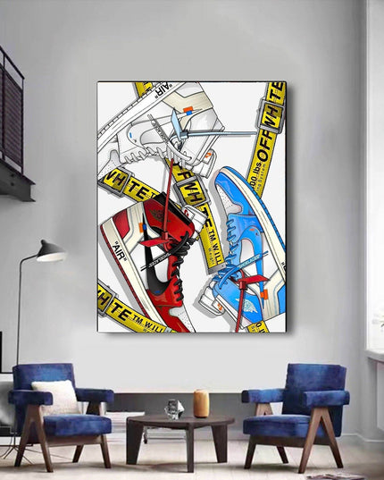 Off-White Icon: Limited Edition Nike Air Jordan 1 Canvas Poster Wall Poster