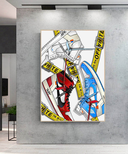 Off-White Icon: Limited Edition Nike Air Jordan 1 Canvas Poster Wall Poster