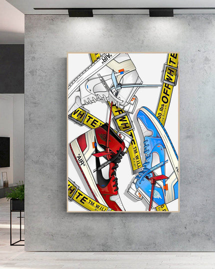 Off-White Icon: Limited Edition Nike Air Jordan 1 Canvas Poster Wall Poster
