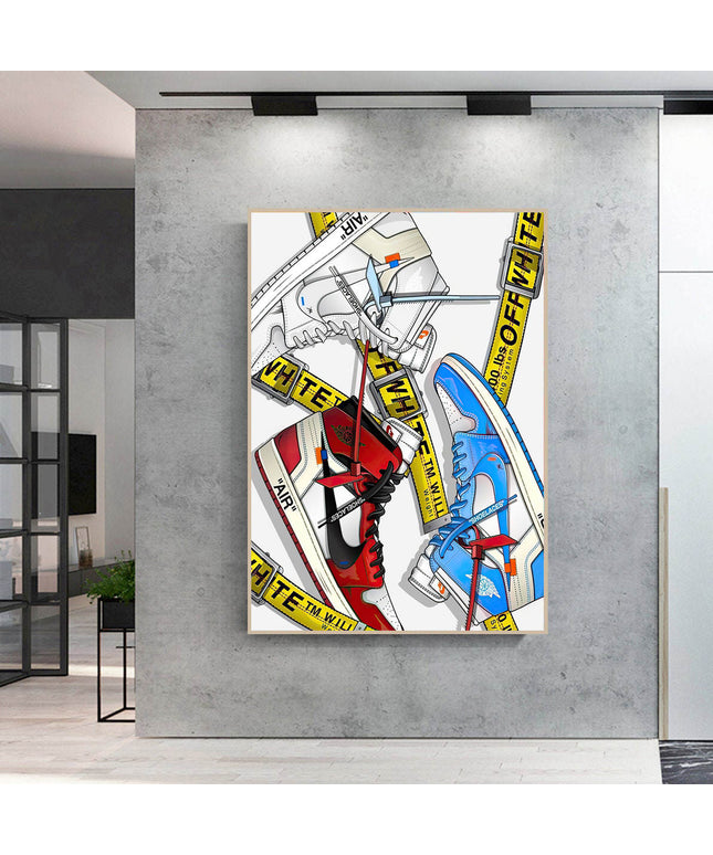 Off-White Icon: Limited Edition Nike Air Jordan 1 Canvas Poster Wall Poster
