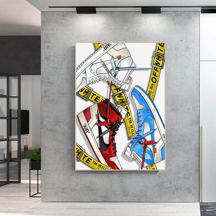 Off-White Icon: Limited Edition Nike Air Jordan 1 Canvas Poster Wall Poster