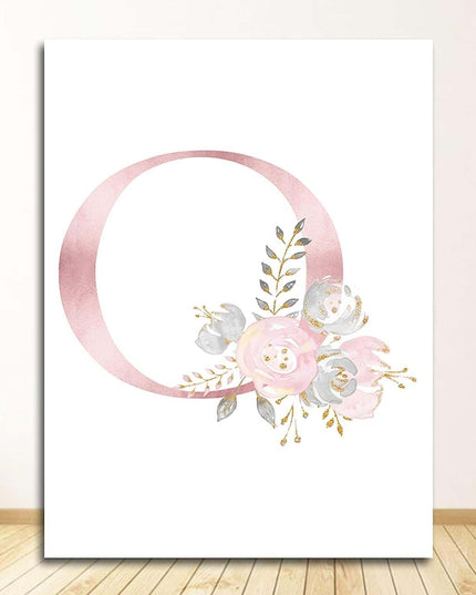 Personalized Alphabet Name Canvas Poster - Perfect for Gift Giving Wall Poster