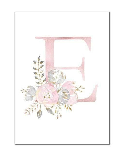 Personalized Alphabet Name Canvas Poster - Perfect for Gift Giving