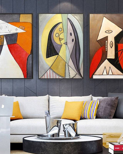 Picasso Abstract Canvas Print - Modern Stylish Art
